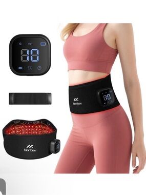 Red Light Therapy Cordless Portable Red Light Therapy Belt Body Vibration